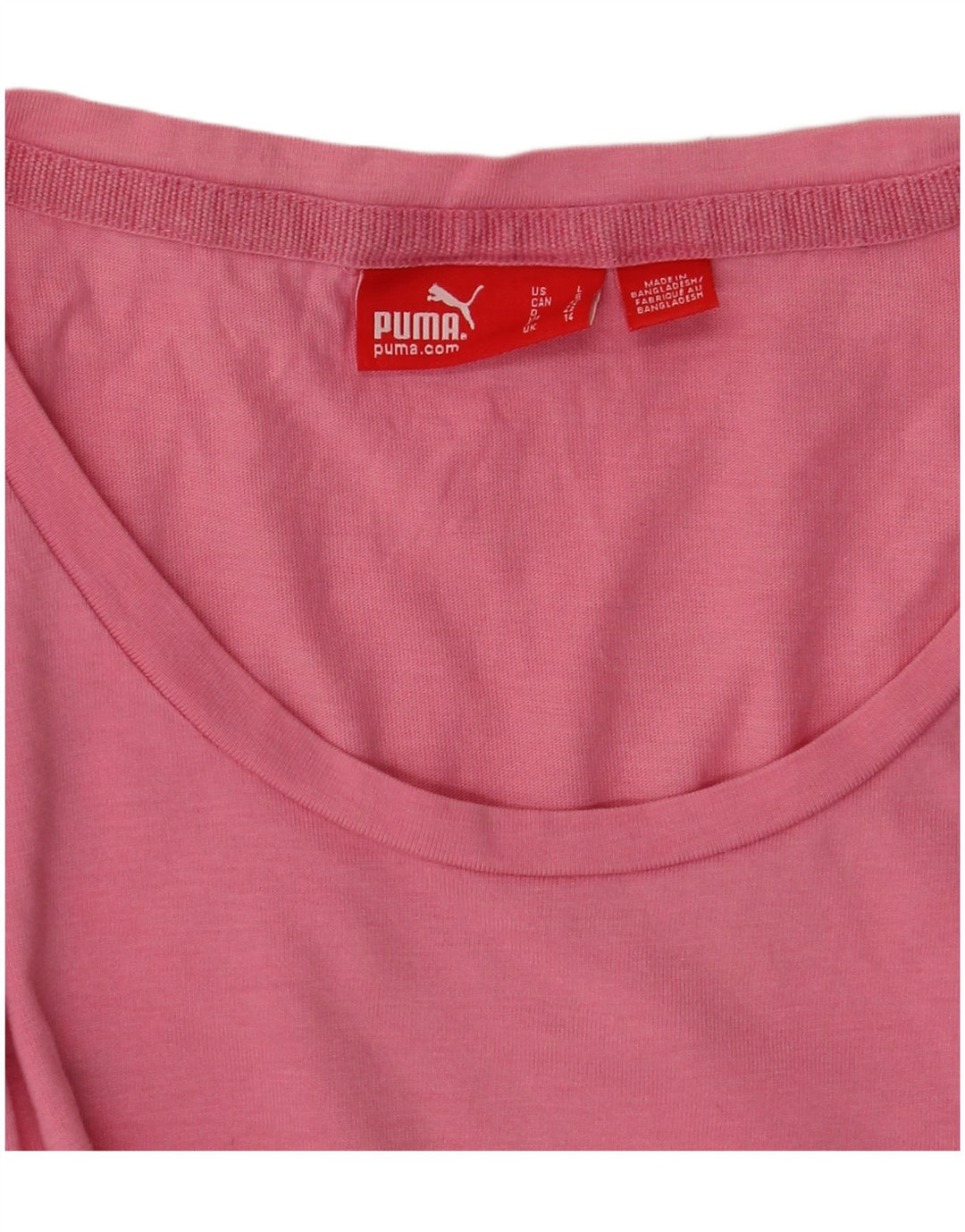 Puma - Camiseta gráfica para mujer, talla 40, color rosa mediano