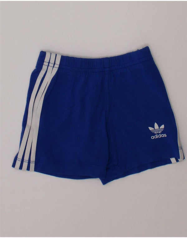 ADIDAS Pantalón corto deportivo para bebé niño 6-9 meses Algodón azul