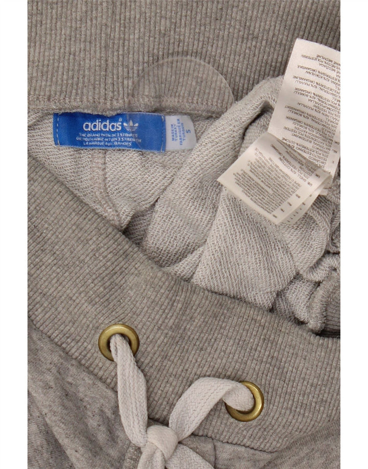 ADIDAS Hombre Cargo Chándal Pantalones Joggers Pequeño Algodón Gris