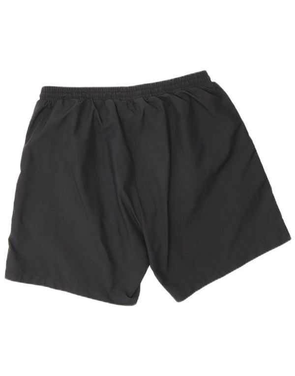 Hugo Boss Mens Graphic Sport Shorts Grande Poliéster Negro