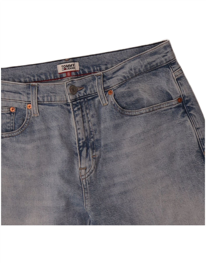 TOMMY HILFIGER Vaqueros ajustados de talle alto para mujer W31 L28 Algodón azul