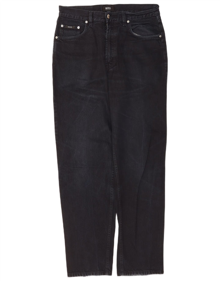 Vaqueros Hugo Boss Hombre Rectos W32 L32 Negro
