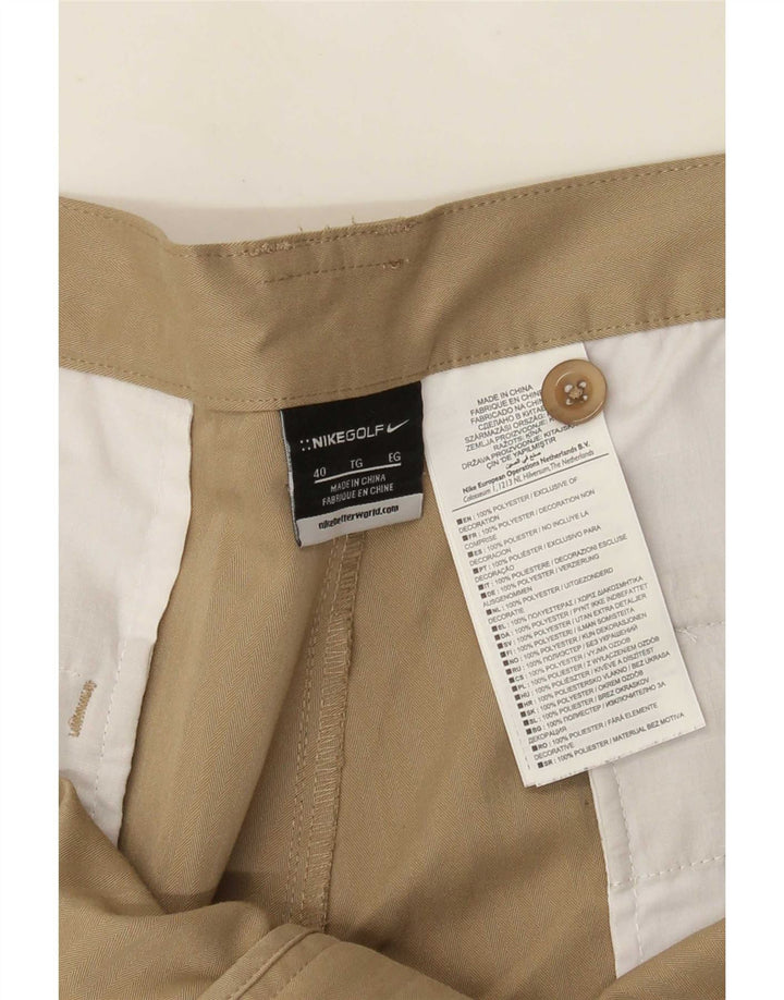 Pantalones cortos chinos Nike para hombre W40 XL Poliéster beige