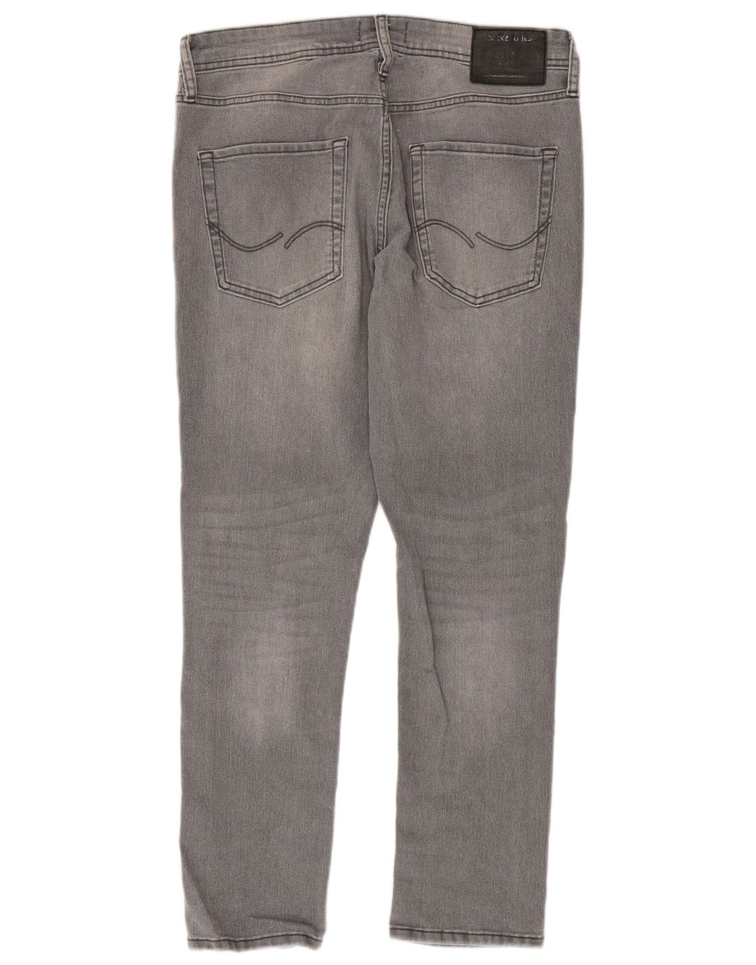 Jack & Jones Hombre GLENN Slim Jeans W32 L30 Algodón Gris