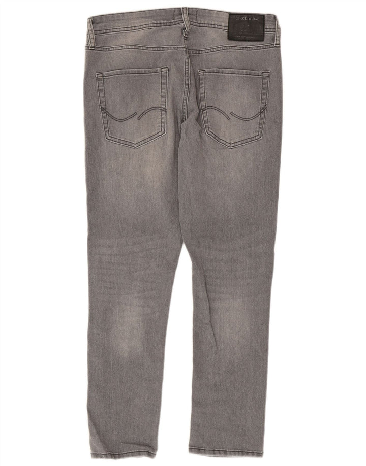 Jack & Jones Hombre GLENN Slim Jeans W32 L30 Algodón Gris