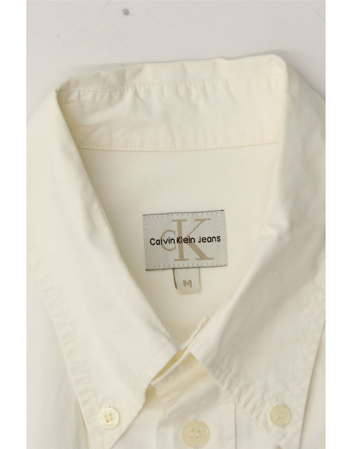 Camisa CALVIN KLEIN JEANS Hombre Mediano Blanco Algodón
