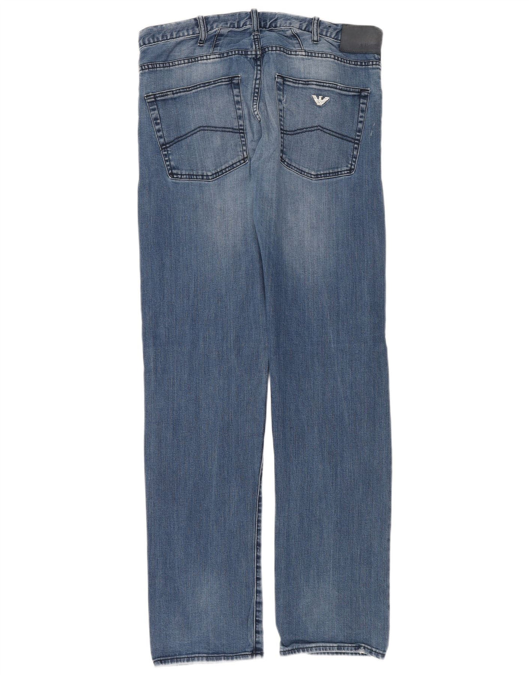 Vaqueros Armani Hombre Rectos W33 L34 Algodón Azul