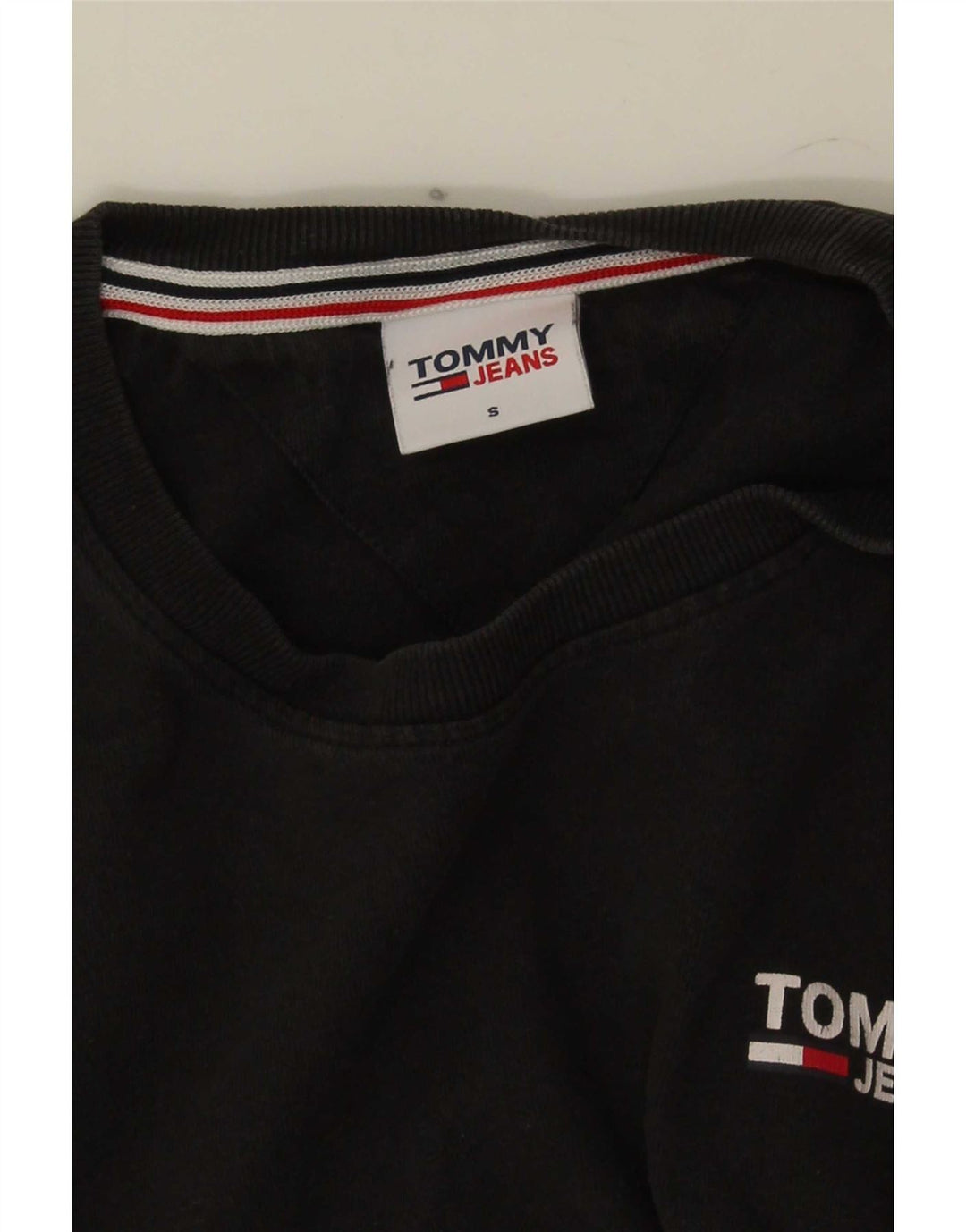 Tommy Hilfiger - Camiseta para hombre, talla pequeña, color negro
