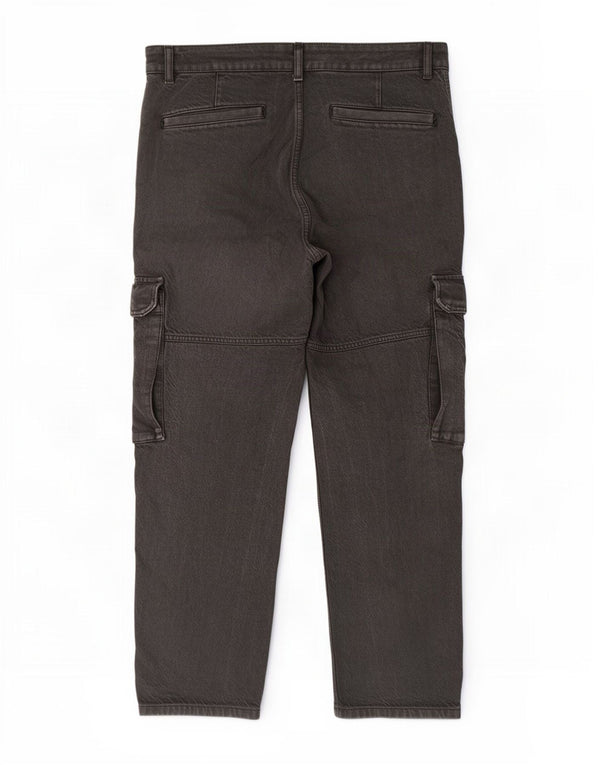 Zara Mens Cargo Loose Jeans EU 40 Medium W31 L30 Algodón Gris