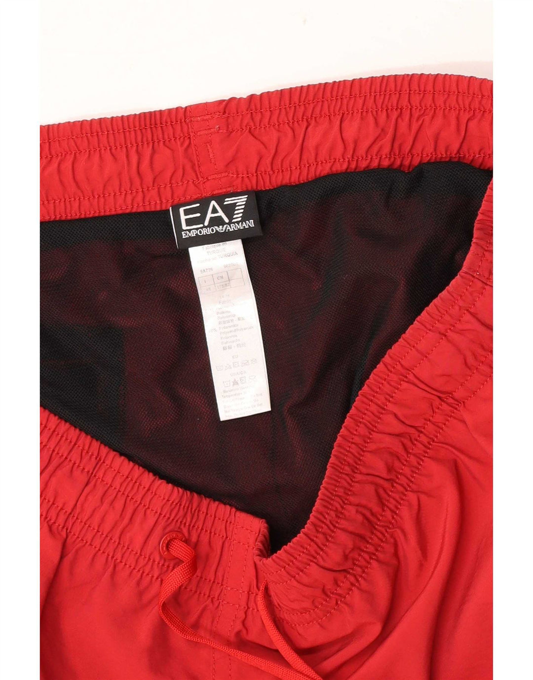 Bañador Emporio Armani Hombre IT 48 Medio Rojo Poliéster