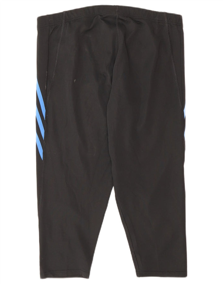 Adidas Leggings Capri para Mujer UK 16/18 Grande Negro Poliéster