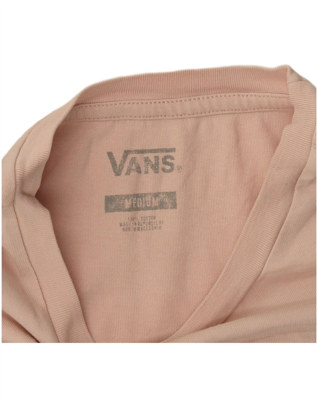 VANS Camiseta gráfica para mujer Top UK 12 Medium Pink Cotton