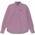 Camisa Superdry Hombre XL Algodón Vichy Morado
