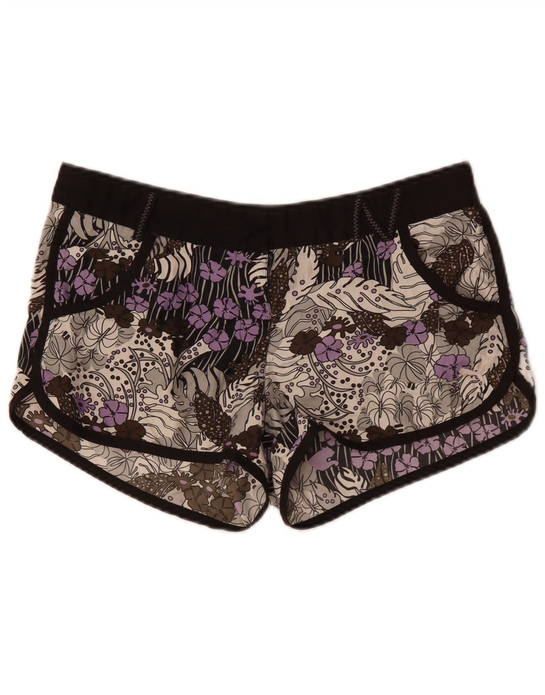 Puma Bañador para Mujer UK 40 Mediano Poliéster Floral Multicolor