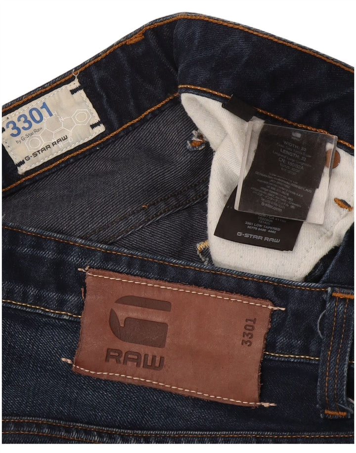 Vaqueros ajustados para hombre G-Star W32 L32 Algodón azul marino
