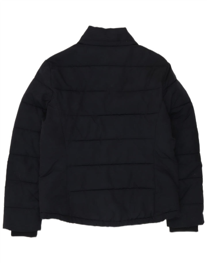 Topshop Chaqueta acolchada para mujer UK 12 Medium Azul marino