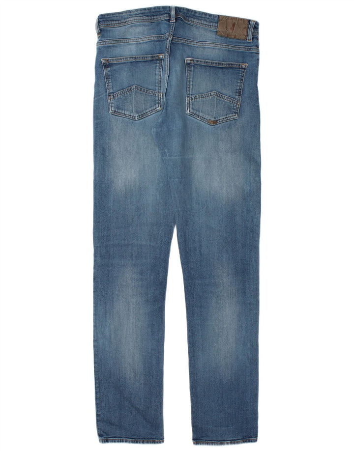 Marlboro Classics Vaqueros rectos para hombre W33 L34 Azul