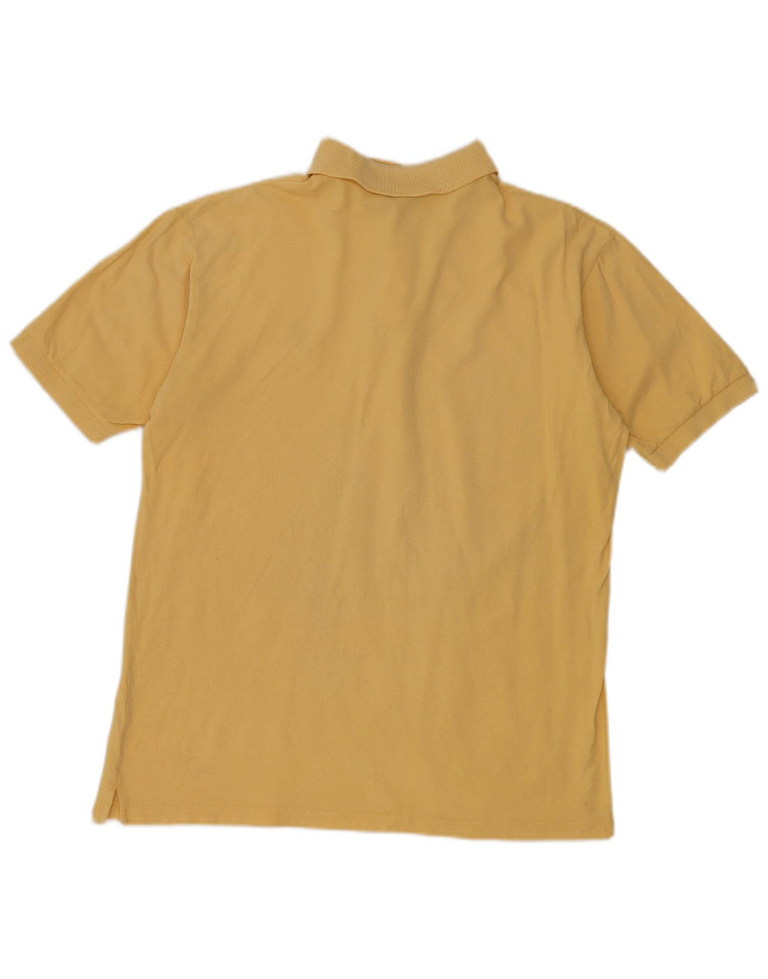 Polo Asics Hombre Algodón Amarillo Medio