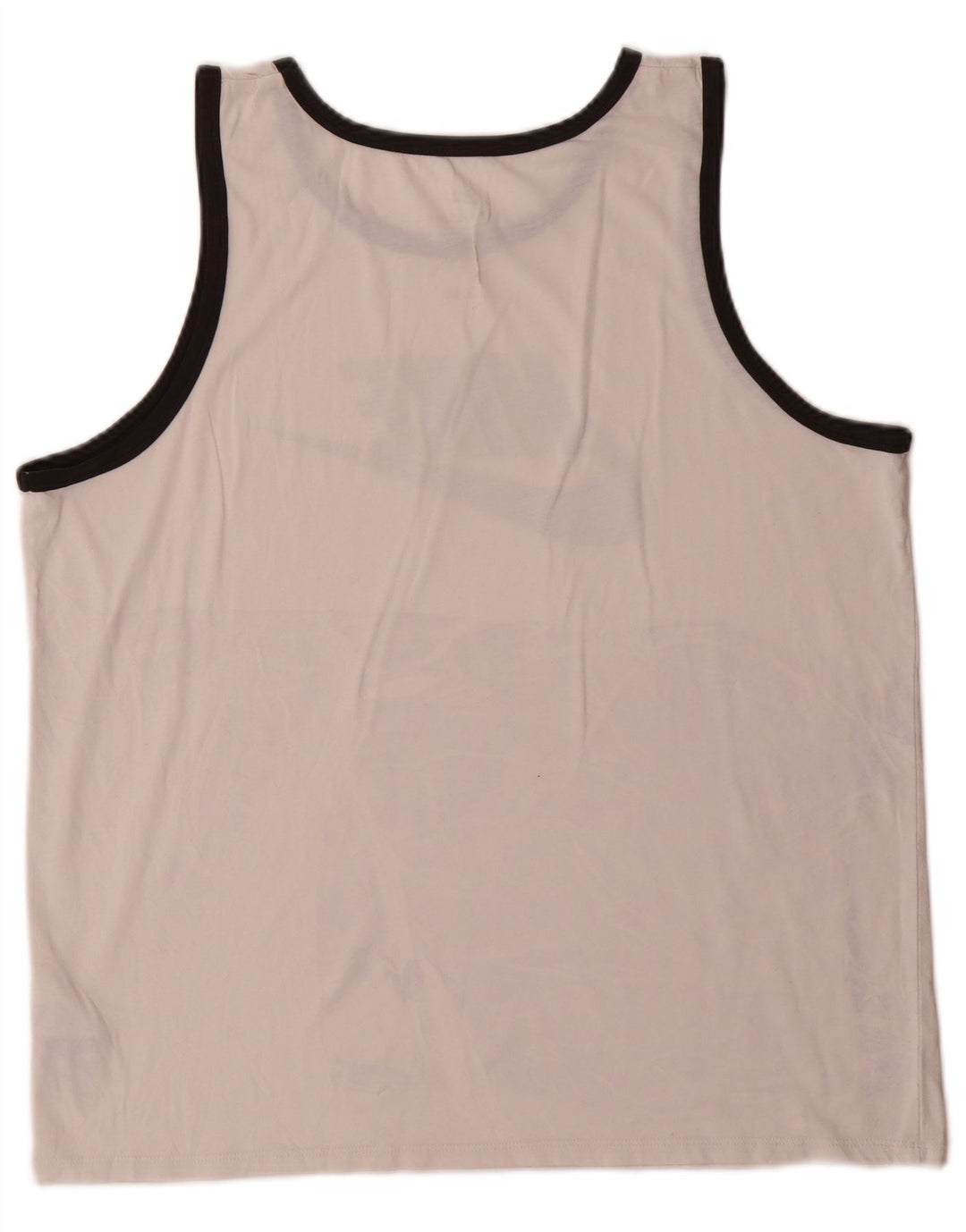 Nike Camiseta sin mangas con gráfico de corte atlético para hombre, poliéster blanco grande