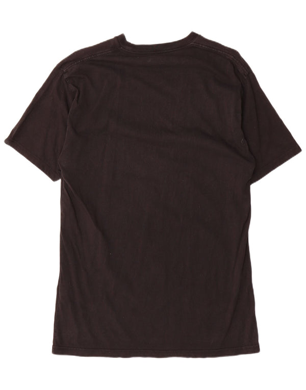 Vans - Camiseta de corte clásico para hombre, talla grande, algodón negro
