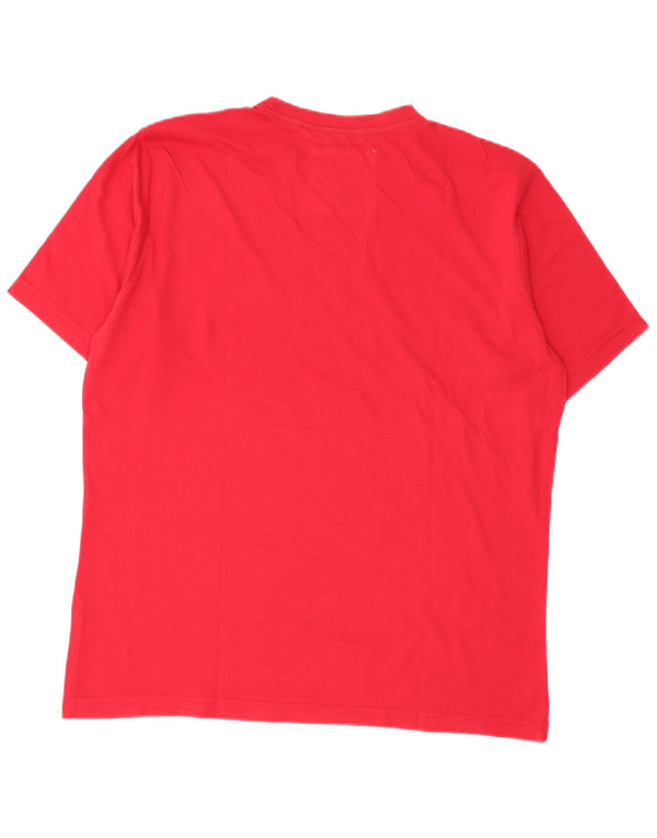 Carrera Camiseta gráfica para hombre Top XL Algodón rojo