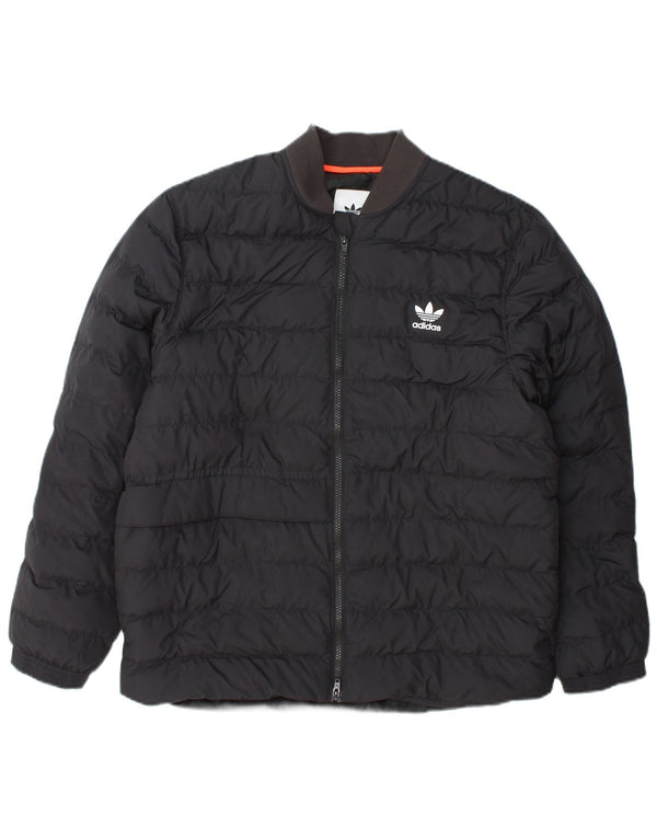 Adidas Chaqueta Bomber Acolchada para Hombre UK 38 Poliéster Gris Medio