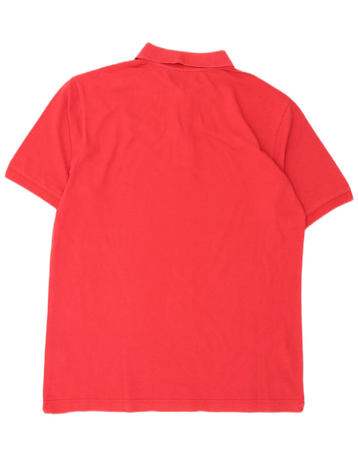 Kappa Polo Hombre Grande Rojo Algodón