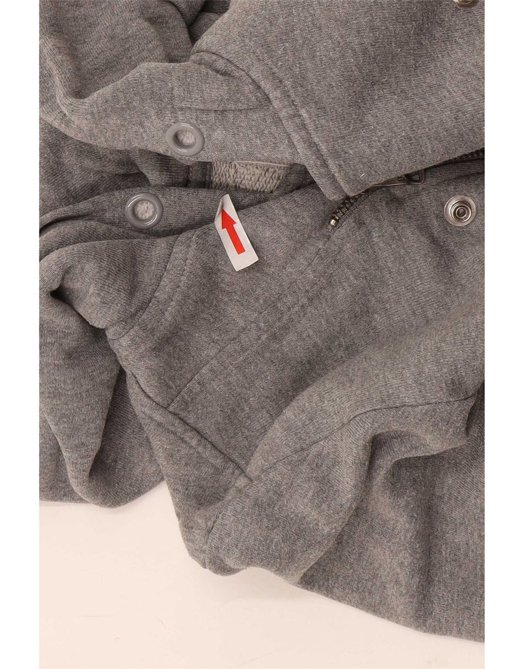 Diesel Sudadera con capucha y cremallera para mujer UK 46 Large Grey