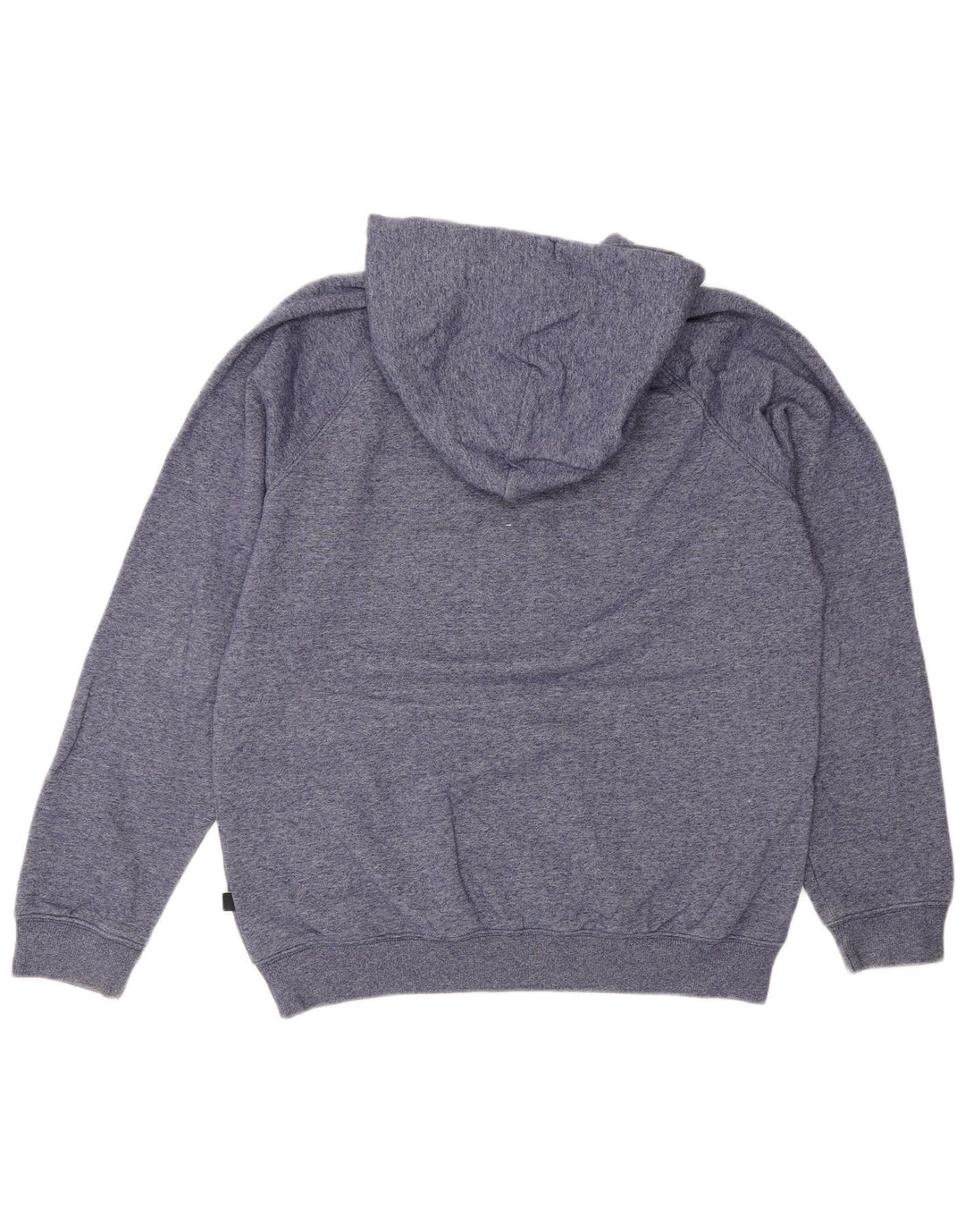 Quiksilver Hombre Sudadera con Capucha Jersey De Algodón Moteado Azul Medio