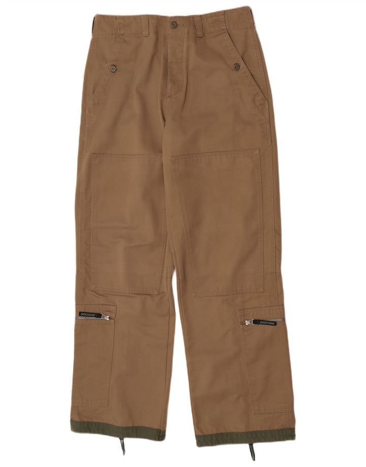 Dockers Pantalones Cargo Rectos Caquis Para Hombre W34 L34 Poliéster Beige
