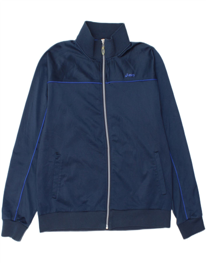 Asics Hombre Chándal Top Jacket XL Azul Marino Poliéster