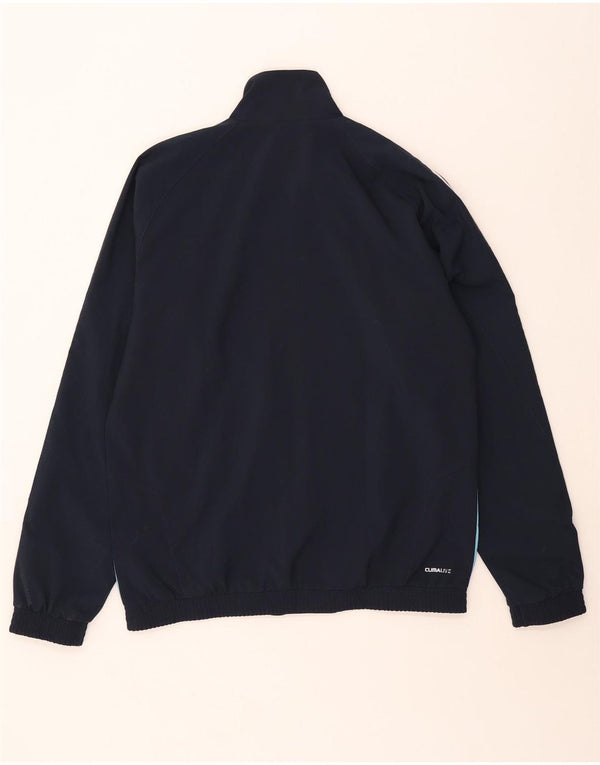 Adidas Mens Climalite Chándal Top Chaqueta Reino Unido 40/42 Medio Azul Marino
