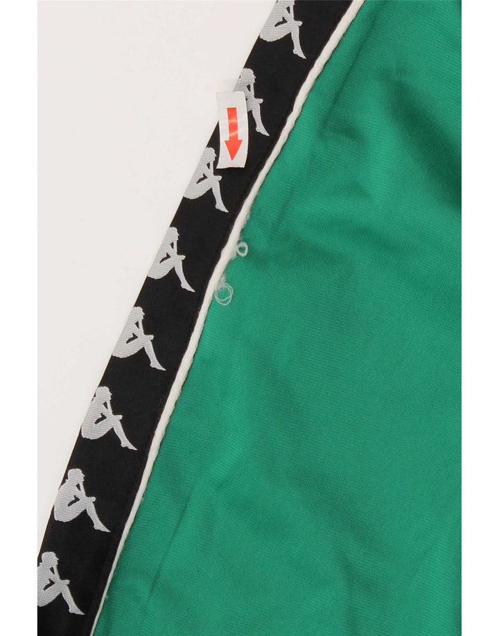 Kappa Hombre Chaqueta De Chándal Con Gráfico Small Verde Colorblock