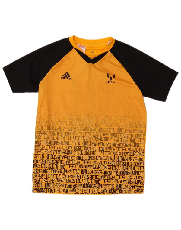 Adidas Camiseta Niño MESSI Graphic Top 11-12 Años Amarillo Poliéster Deporte