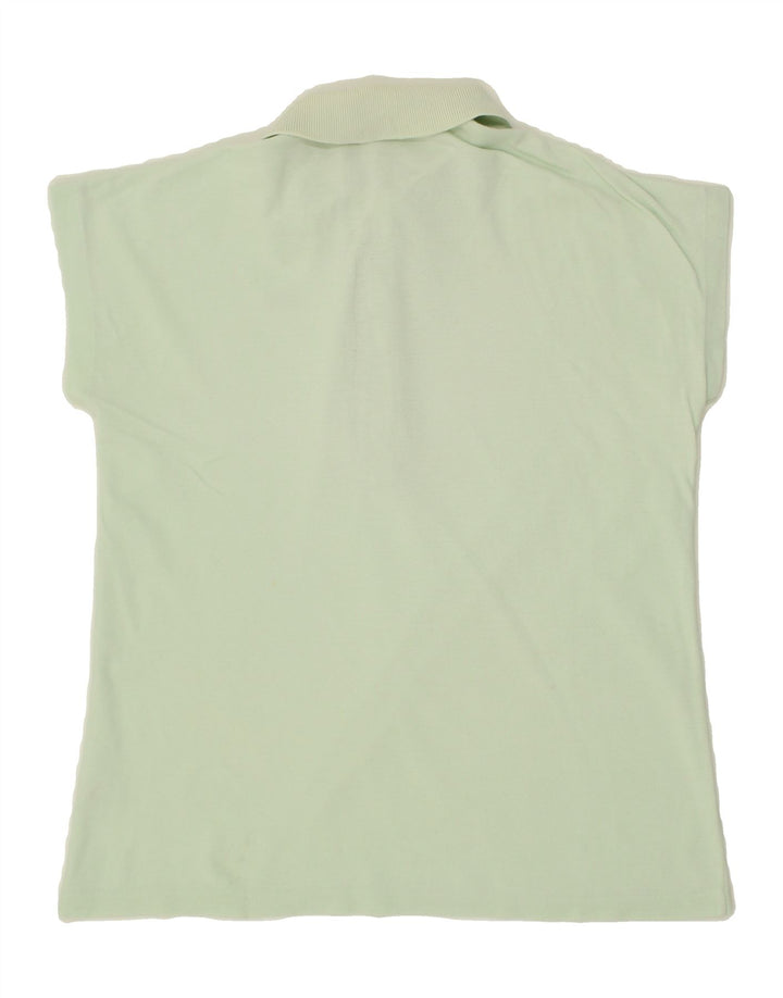 LACOSTE Womens Short Sleeve Polo Shirt Size 40 Medium Green Cotton Vintage Lacoste and Second-Hand Lacoste from Messina Hembry 