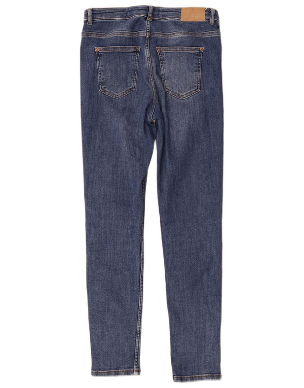 Zara Vaqueros Pitillo Desgastados Niña 13-14 Años W26 L26 Algodón Azul
