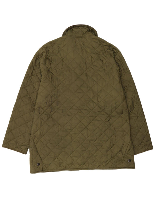 Barbour Chaqueta acolchada para hombre UK 42 XL Poliéster verde