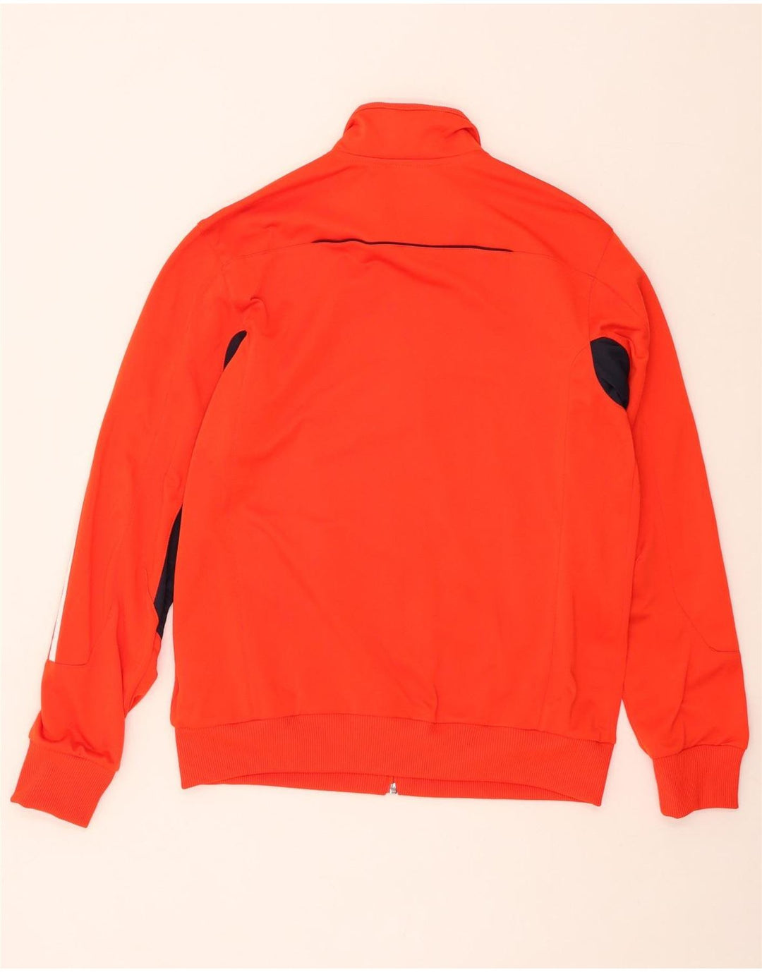 ADIDAS Chaqueta superior de chándal para hombre Reino Unido 40/42 Bloque de color naranja mediano