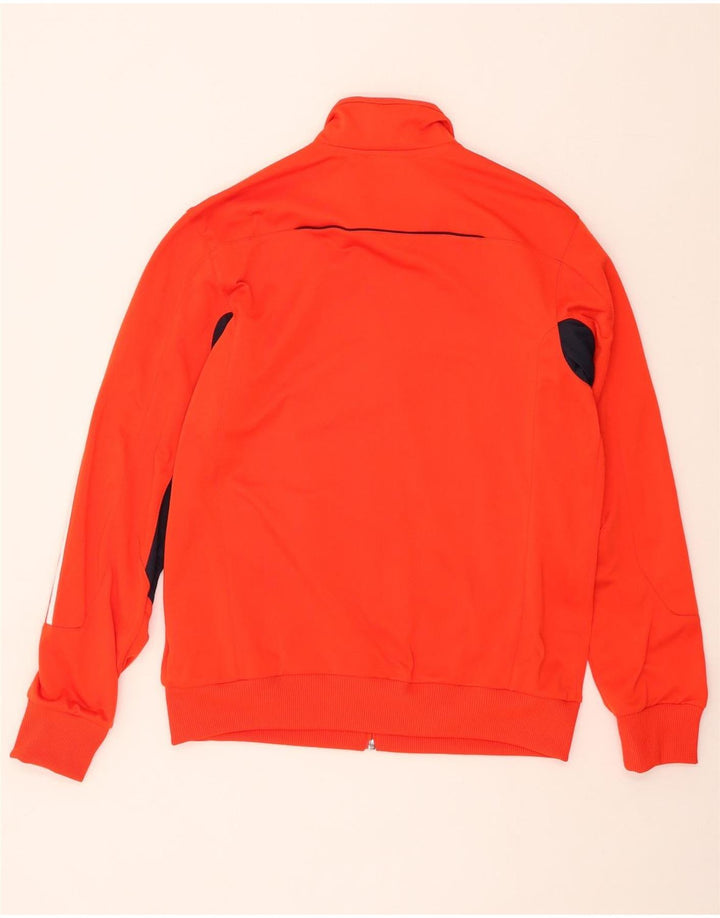 ADIDAS Chaqueta superior de chándal para hombre Reino Unido 40/42 Bloque de color naranja mediano