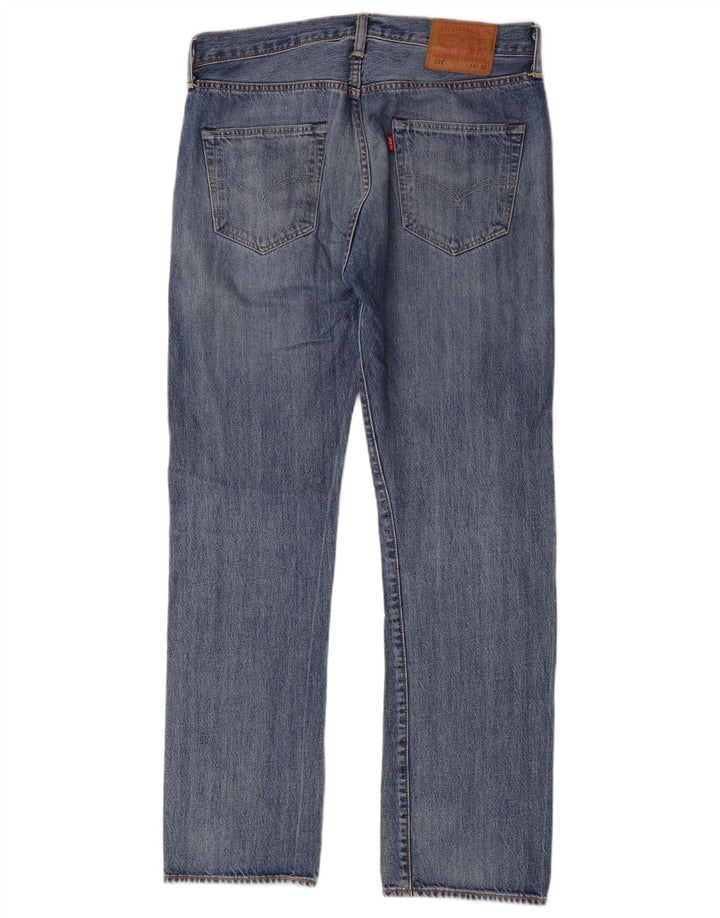 Levi's Vaqueros rectos 501 para hombre W34 L32 Algodón azul