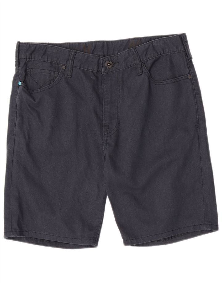 Hurley Shorts Casuales Para Hombre W32 Algodón Azul Marino Medio