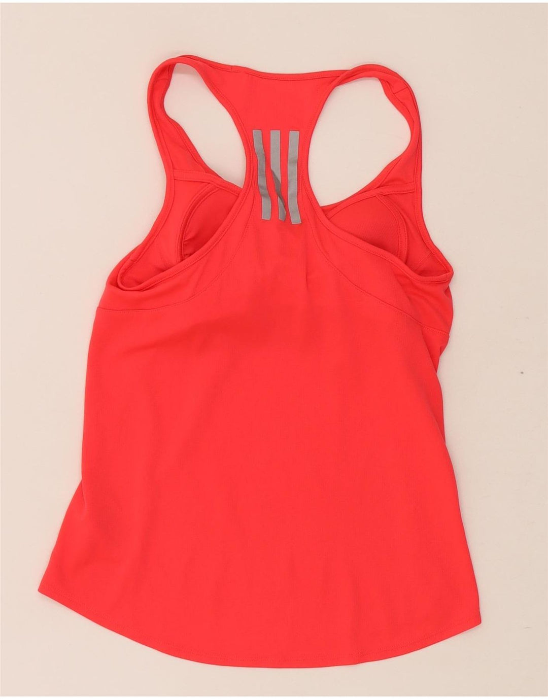 Adidas Mujer Climalite Chaleco Top UK 8/10 Pequeño Rojo Poliéster