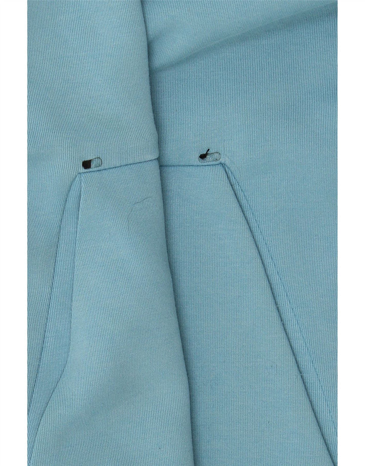 Nike - Sudadera con capucha y cremallera para hombre, talla grande, algodón azul