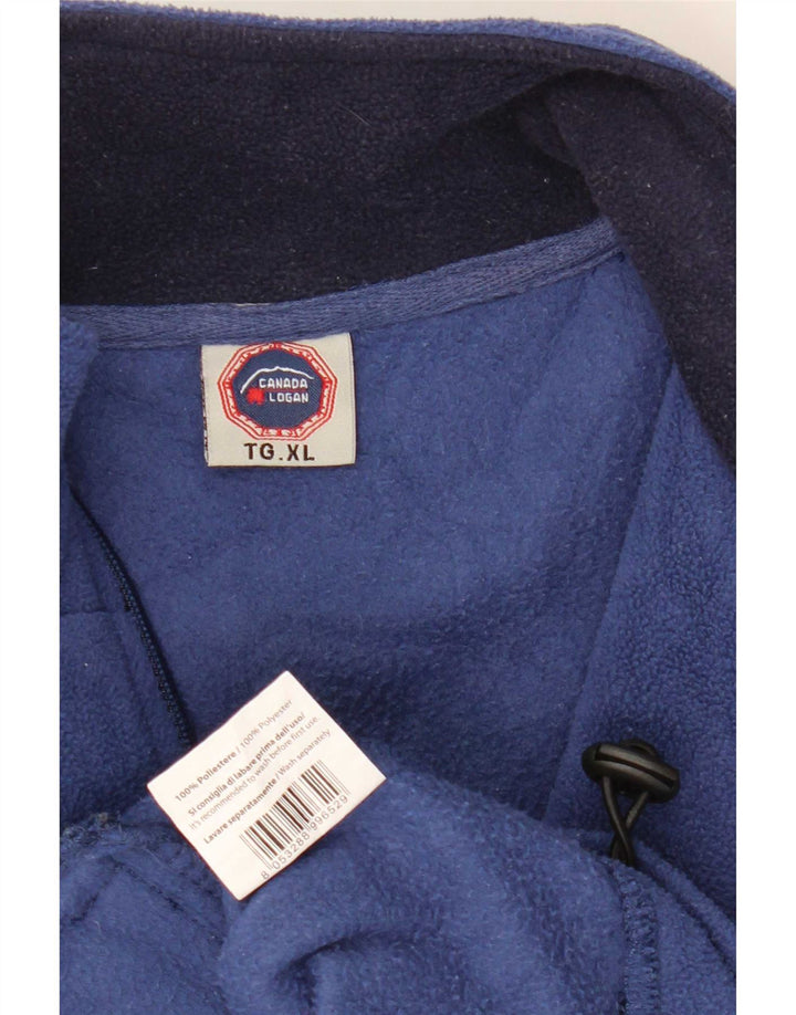 Canada Chaleco polar para hombre UK 42 XL Poliéster azul