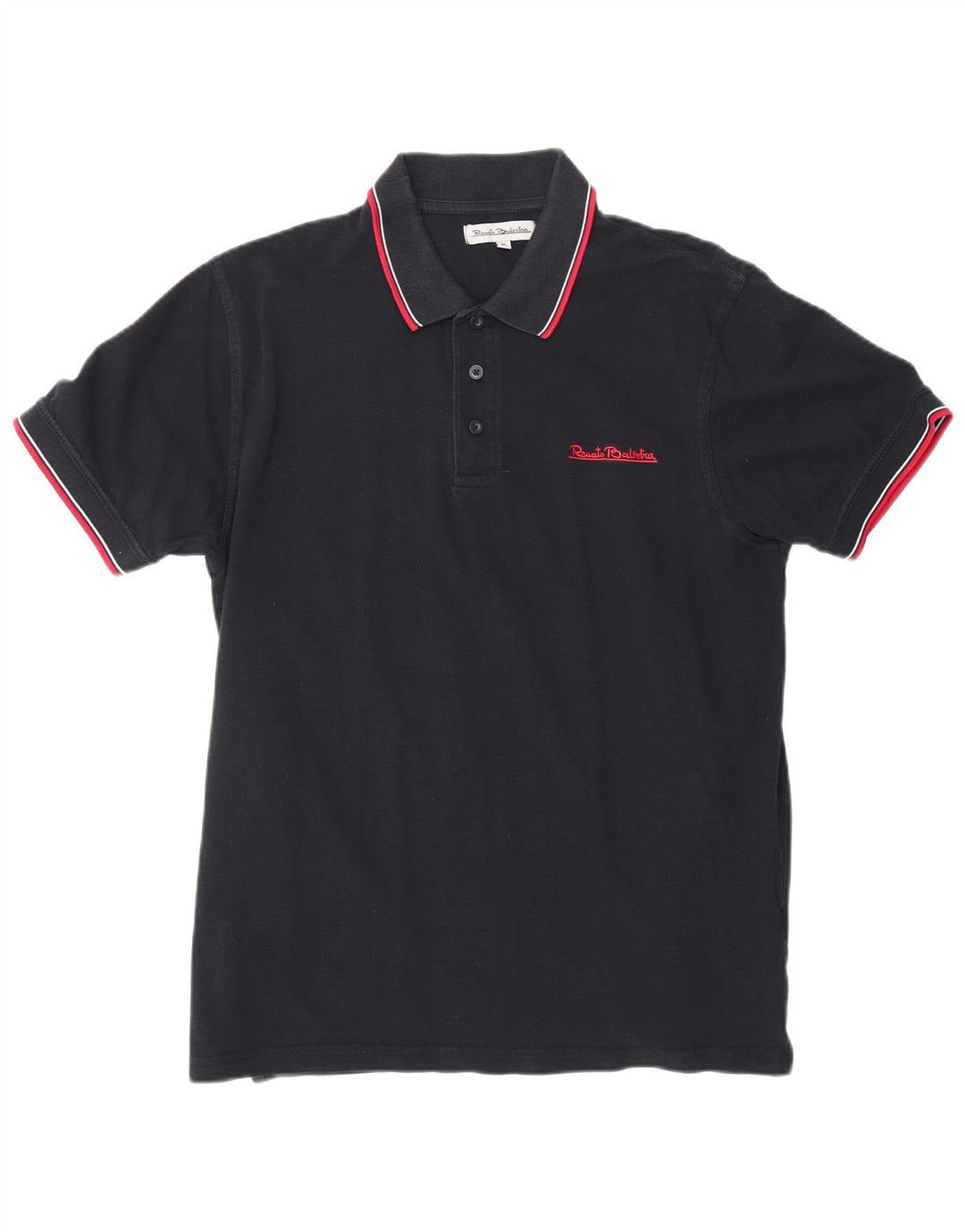RENATO BALESTRA Polo Hombre XL Algodón Negro