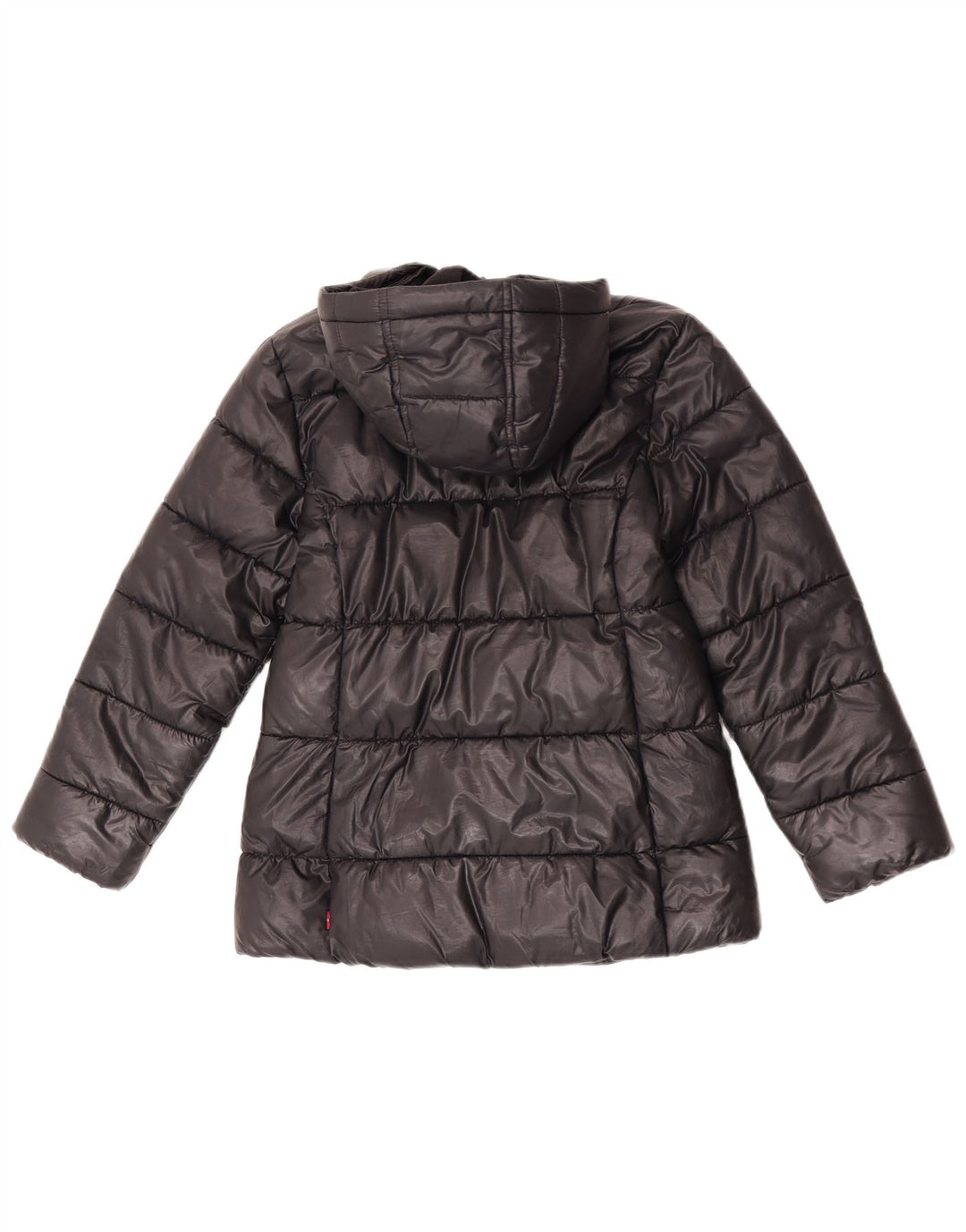 Levi's Chaqueta acolchada con capucha para niña 9-10 años Negro Poliéster