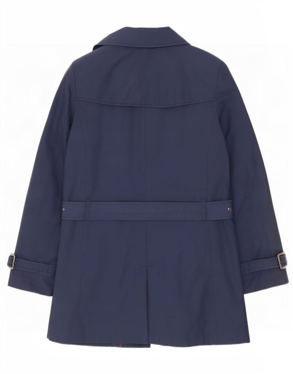 Tommy Hilfiger Gabardina para mujer Reino Unido 44 Grande Algodón azul marino