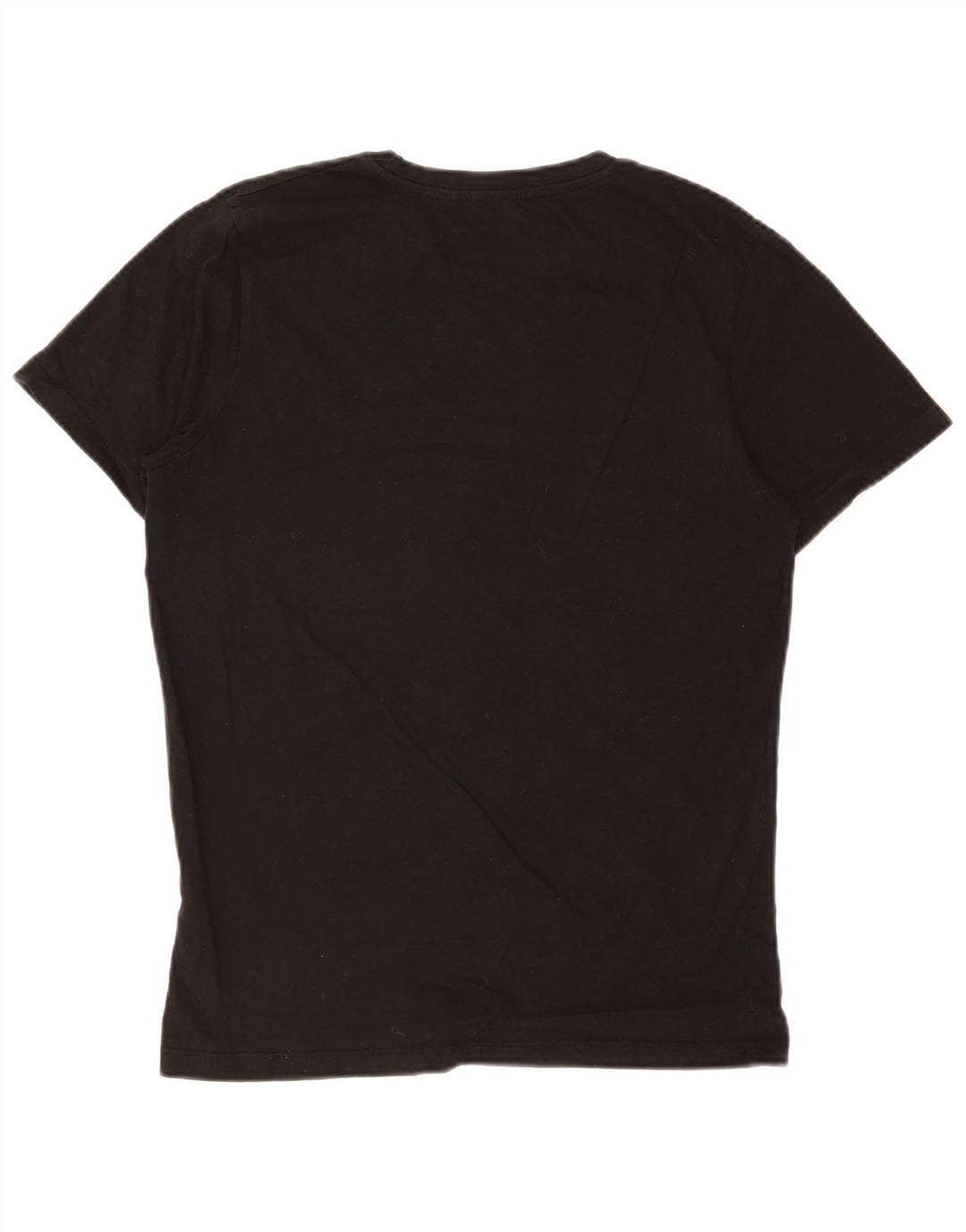 Jack & Jones Hombre Camiseta Top Medium Negro Algodón