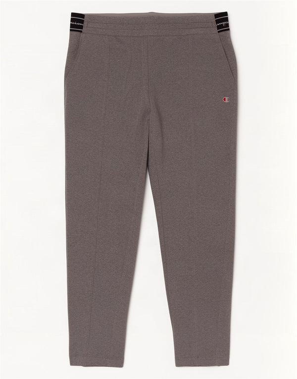 Champion Pantalones De Chándal Gráficos Para Mujer UK 44 Gris Medio Colorblock