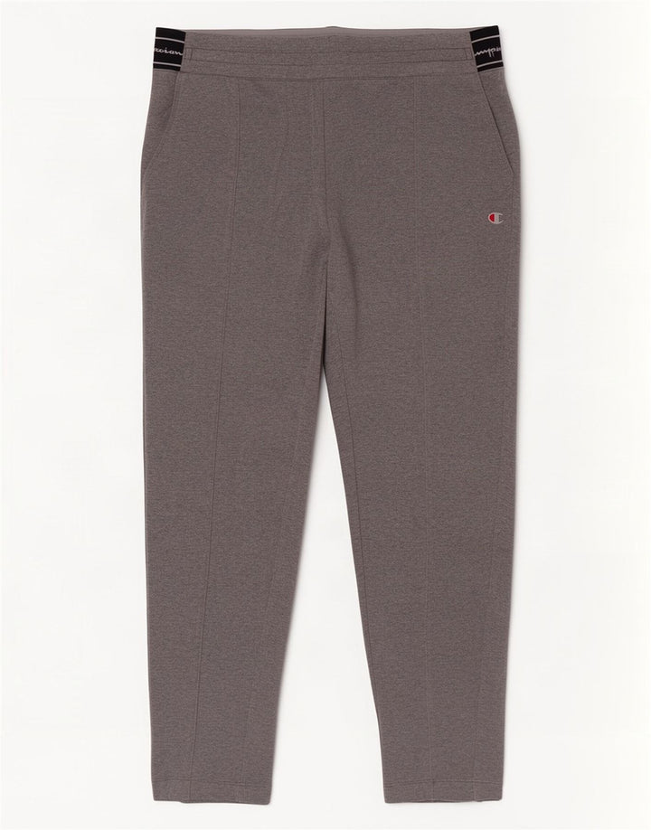 Champion Pantalones De Chándal Gráficos Para Mujer UK 44 Gris Medio Colorblock